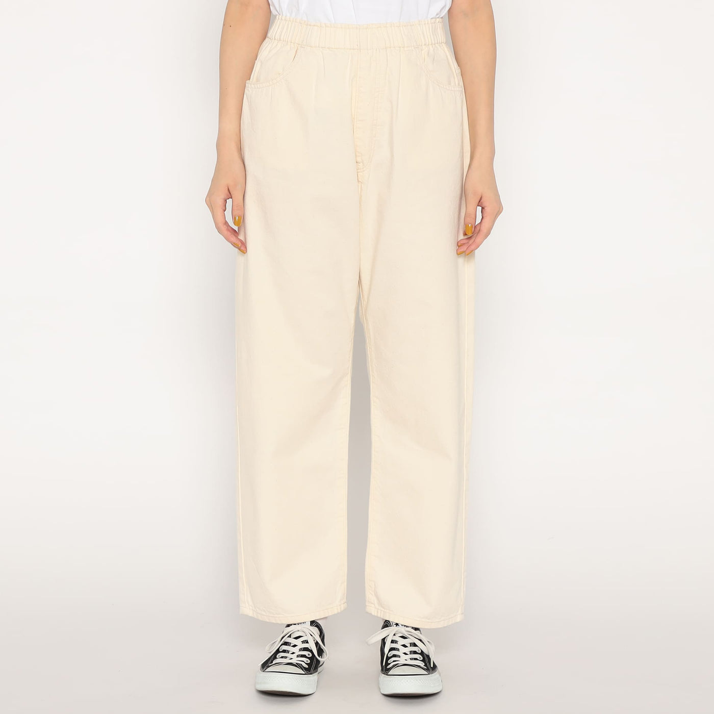 WOMEN'S COLOR DENIM EASY PANTS