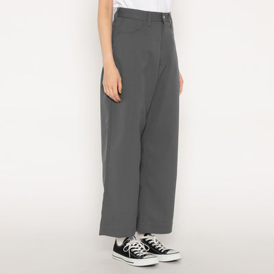 WOMEN'S STRETCH TWILL WIDE PANTS