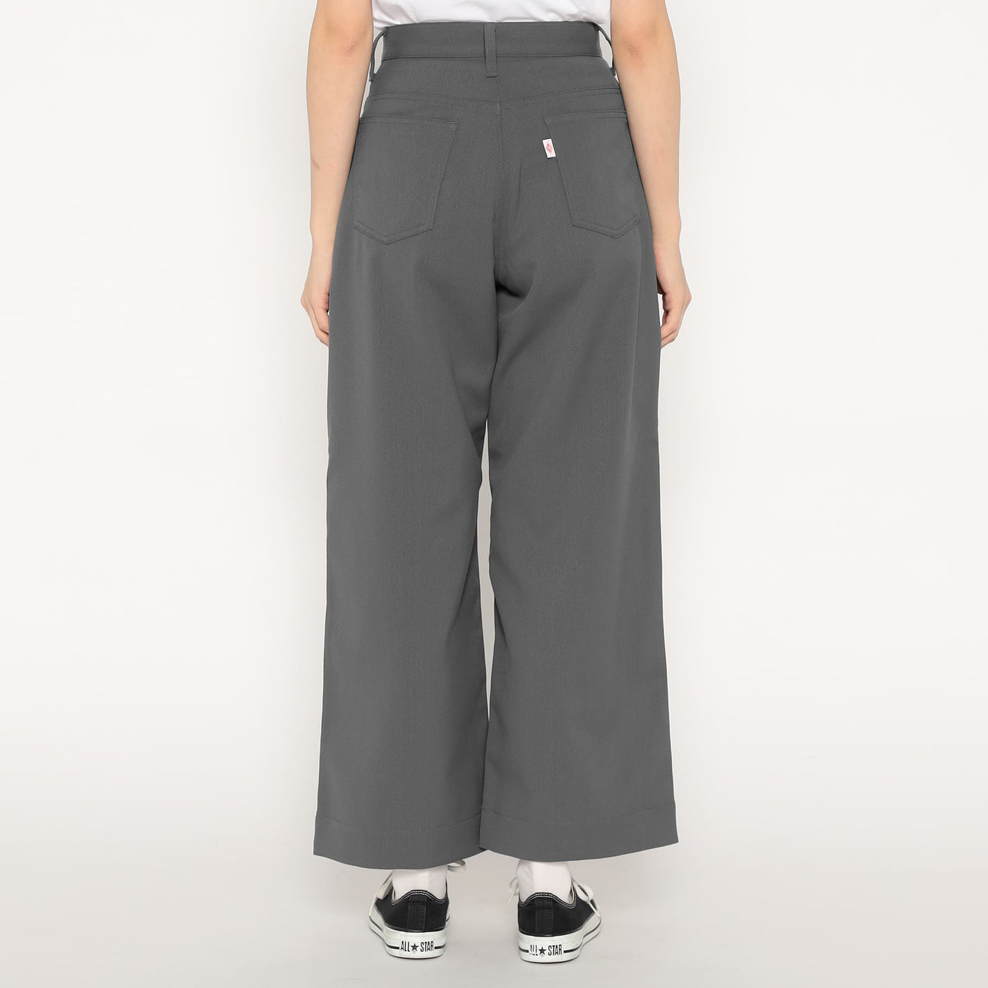 WOMEN'S STRETCH TWILL WIDE PANTS