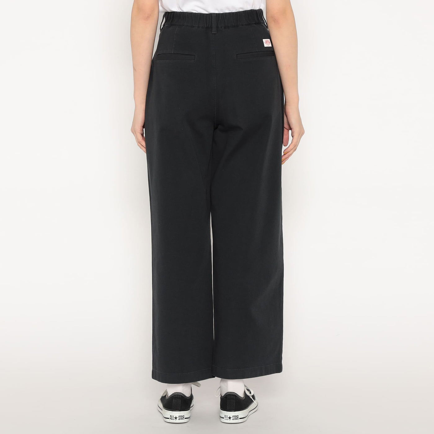 WOMEN'S STRETCH TWILL 2TUCK WIDE PANTS