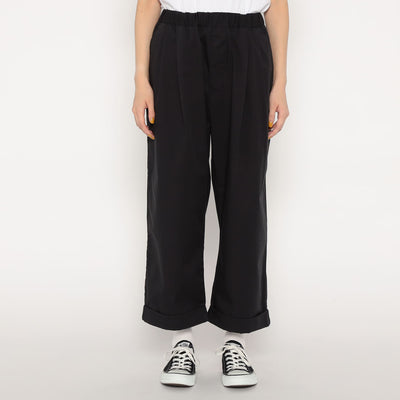 WOMEN'S T/C TWILL EASY CROPPED PANTS