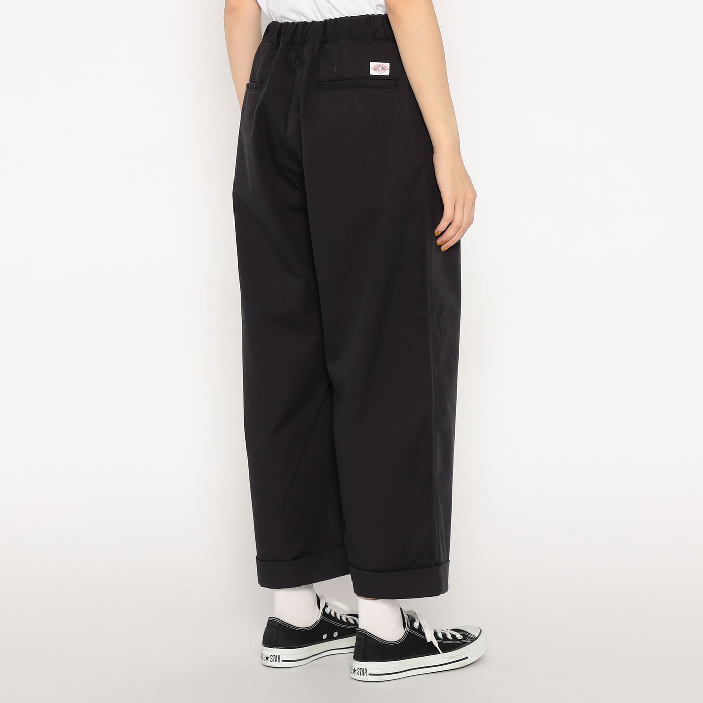 WOMEN'S T/C TWILL EASY CROPPED PANTS