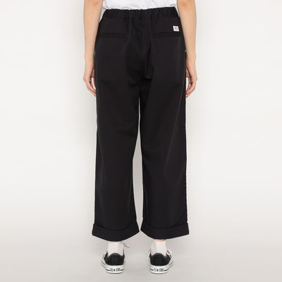 WOMEN'S T/C TWILL EASY CROPPED PANTS