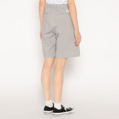 WOMEN'S LINEN-BLEND DOUBLE PLEATED SHORTS