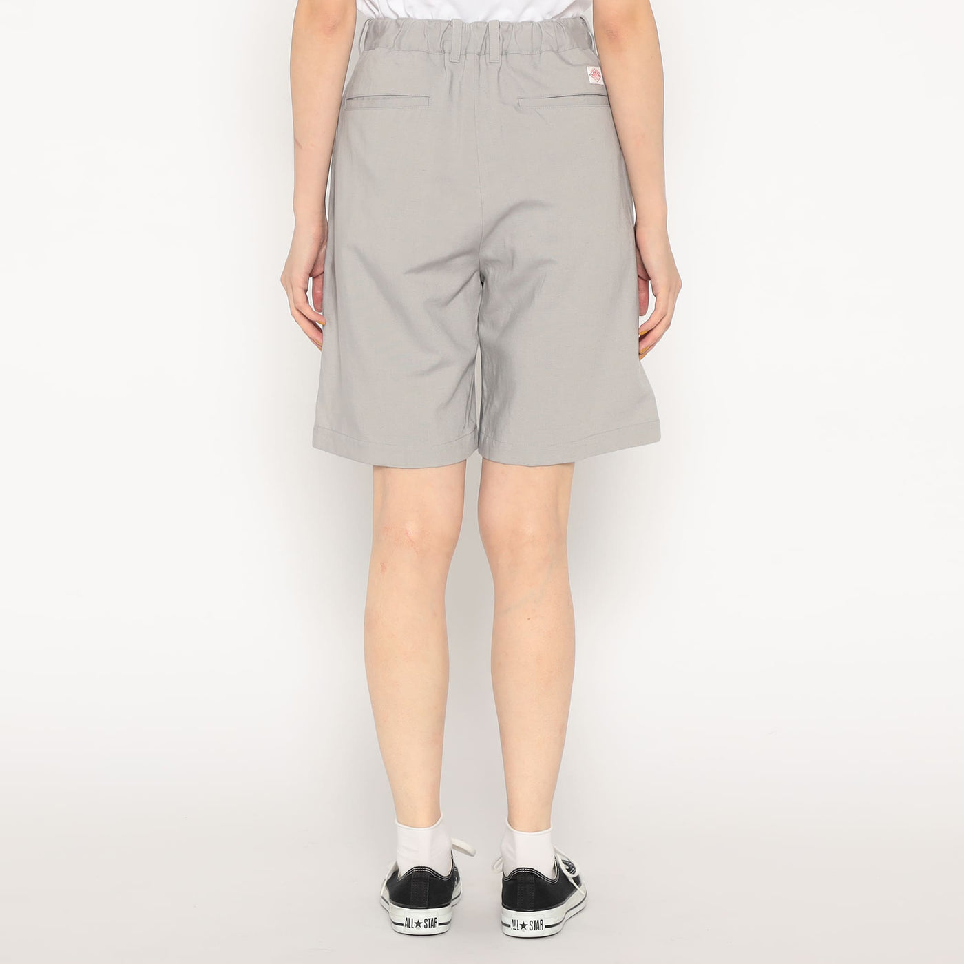 WOMEN'S LINEN-BLEND DOUBLE PLEATED SHORTS