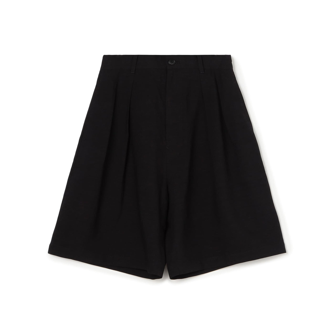 WOMEN'S LINEN-BLEND DOUBLE PLEATED SHORTS