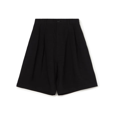 WOMEN'S LINEN-BLEND DOUBLE PLEATED SHORTS