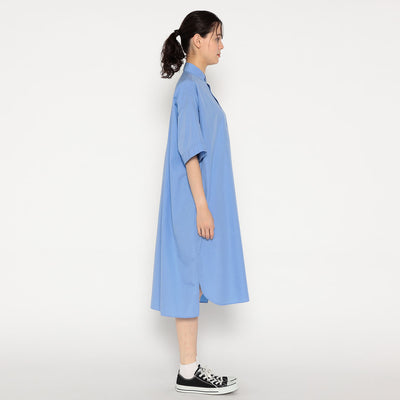 WOMEN'S COTTON POPLIN PULLOVER SHIRT DRESS