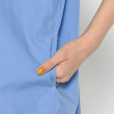 WOMEN'S COTTON POPLIN PULLOVER SHIRT DRESS