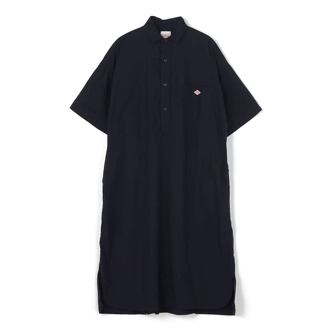 WOMEN'S COTTON POPLIN PULLOVER SHIRT DRESS