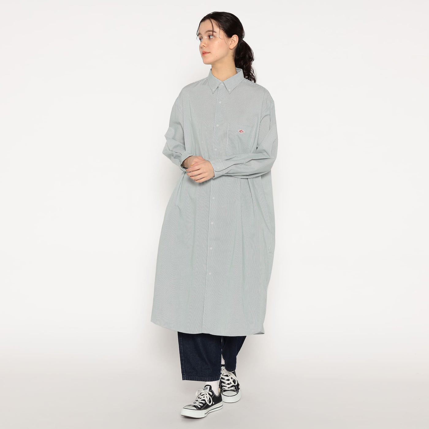 WOMEN'S OXFORD B.D. SHIRT DRESS