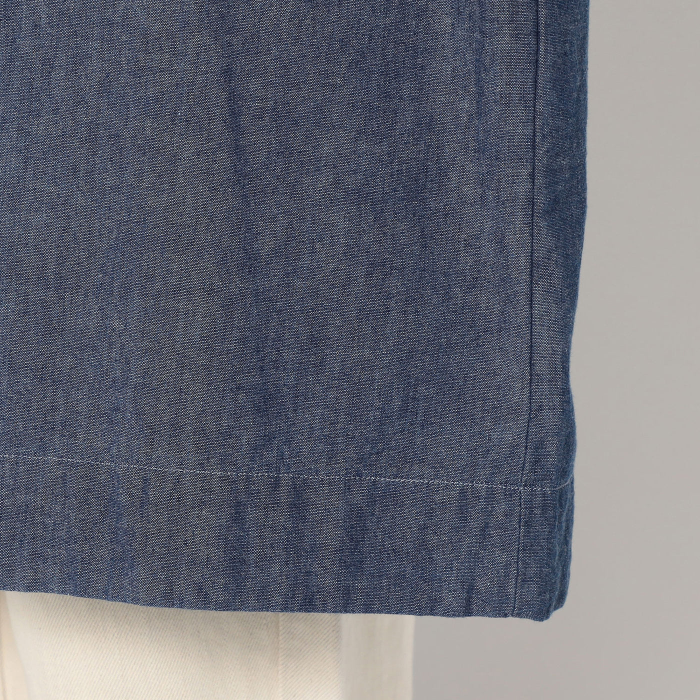 WOMEN'S COTTON CHAMBRAY WORK SHIRT DRESS
