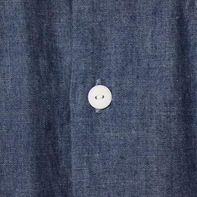 WOMEN'S COTTON CHAMBRAY WORK SHIRT DRESS