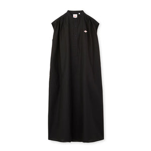WOMEN'S COTTON LINEN SLUB SLEEVELESS DRESS