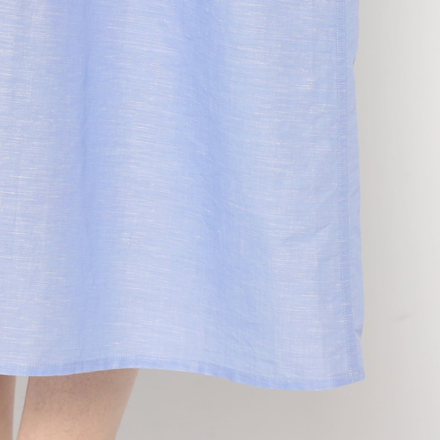 WOMEN'S COTTON LINEN SLUB SLEEVELESS DRESS