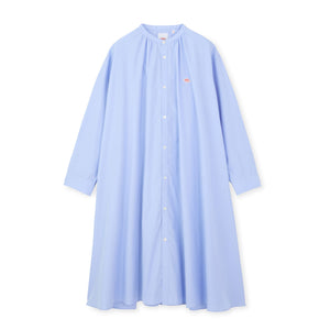 DANTON WOMEN'S T/C BROADCLOTH GATHERED SHIRT DRESS