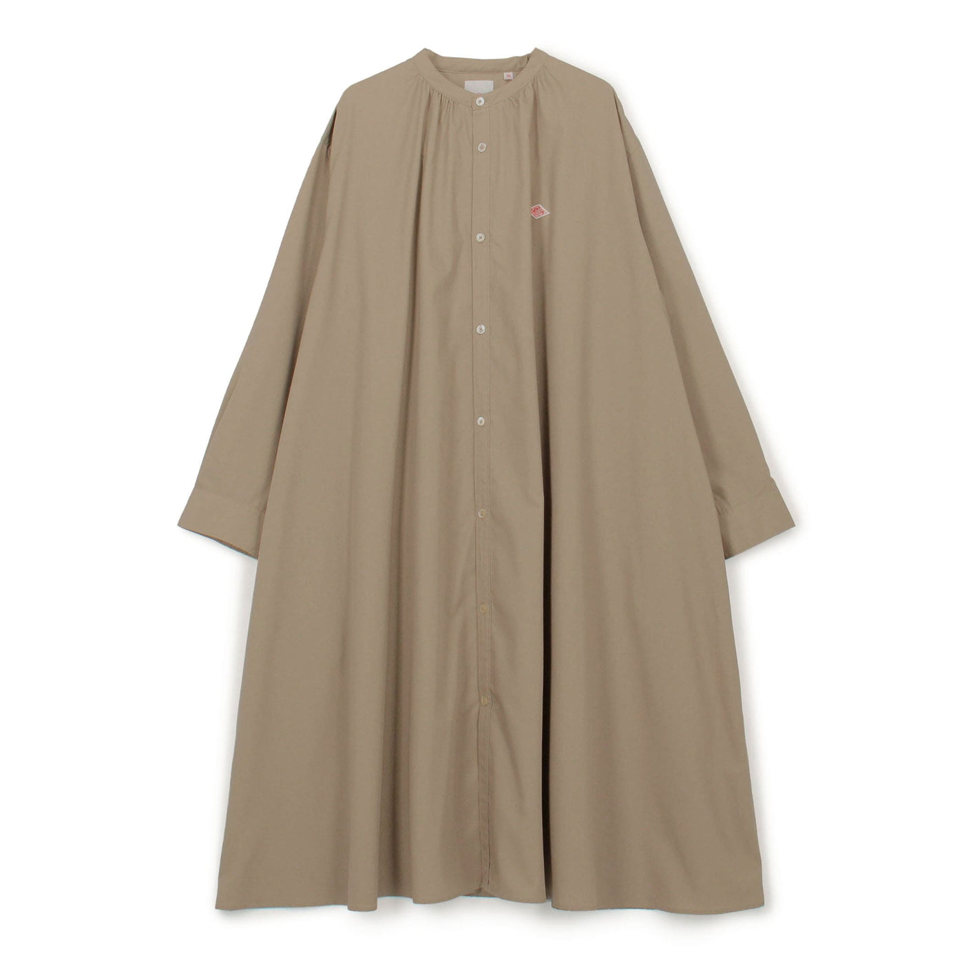 WOMEN'S T/C BROADCLOTH GATHERED SHIRT DRESS