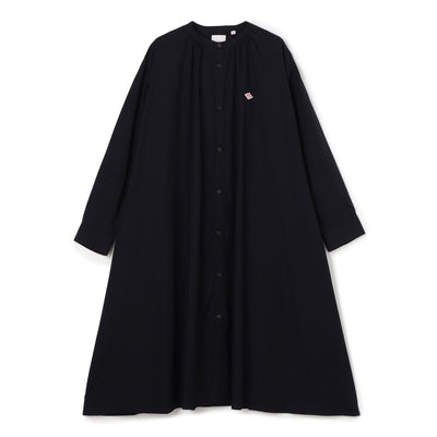 WOMEN'S T/C BROADCLOTH GATHERED SHIRT DRESS