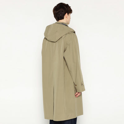 MEN'S 3LAYER CLOTH HOODED BALMACAAN COAT