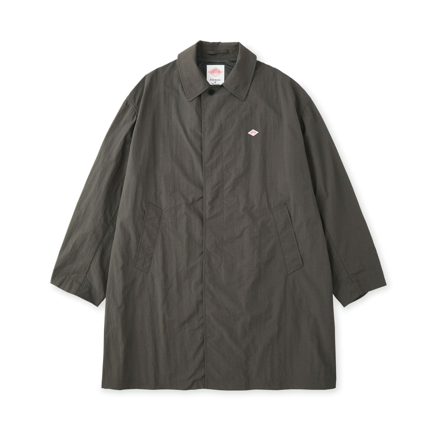 MEN'S NYLON TUSSER BALMACAAN COAT