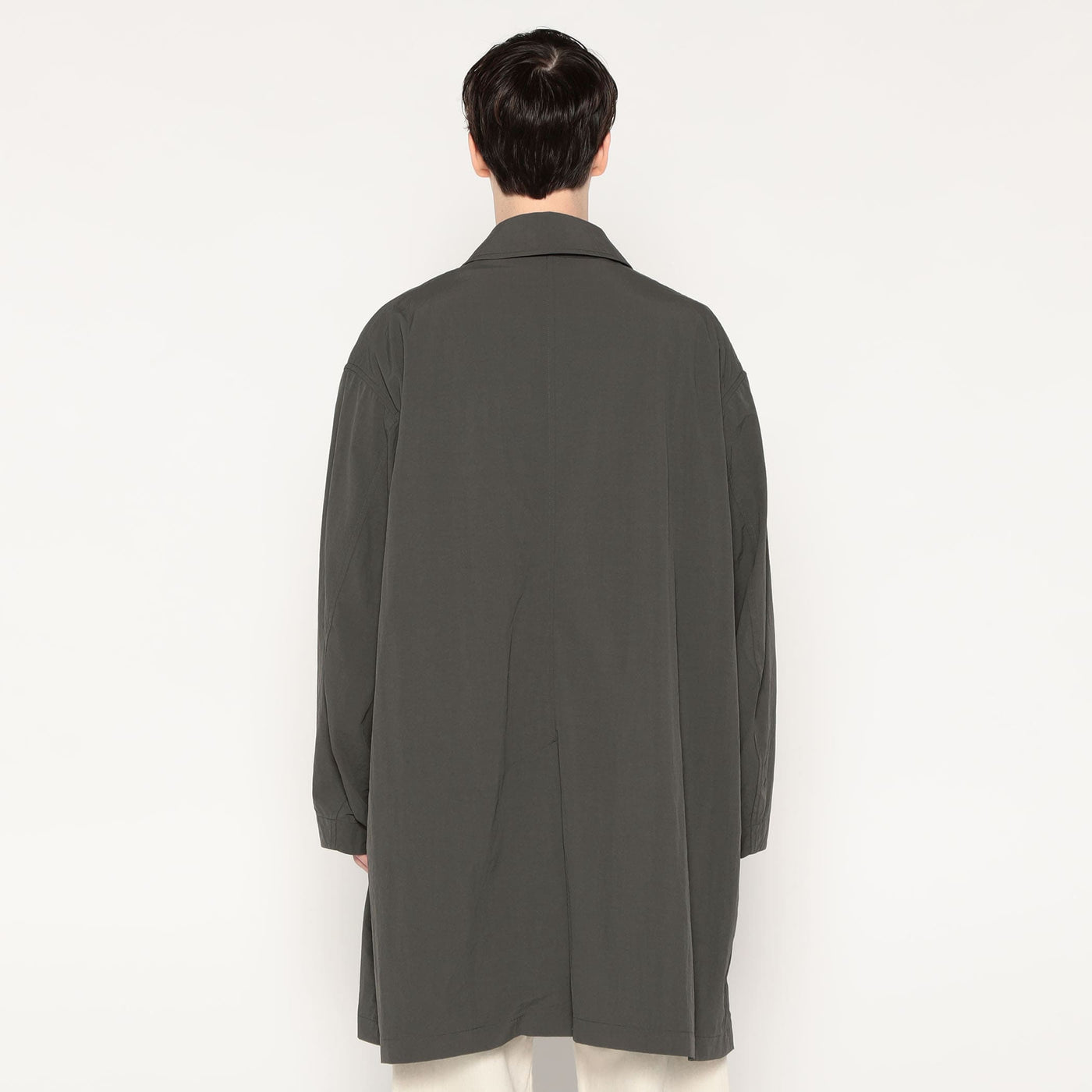 MEN'S NYLON TUSSER BALMACAAN COAT