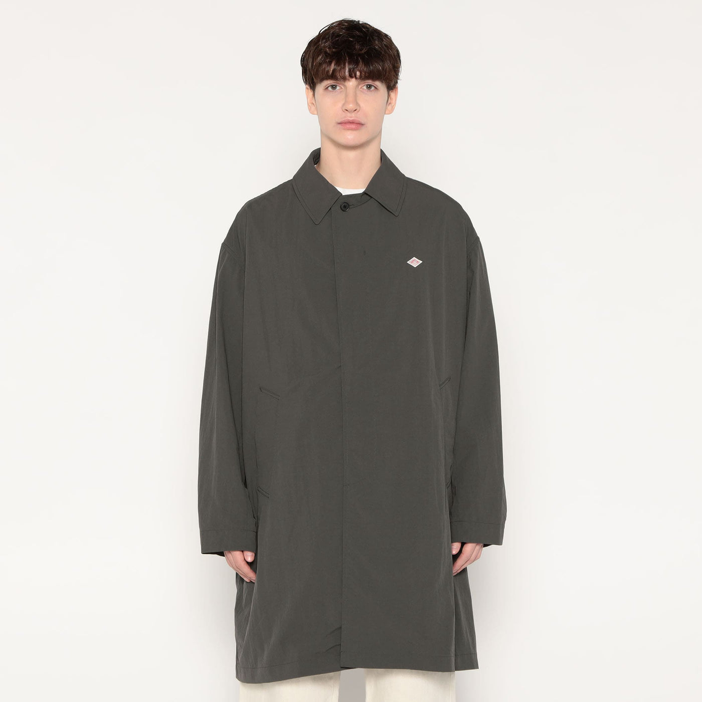 MEN'S NYLON TUSSER BALMACAAN COAT