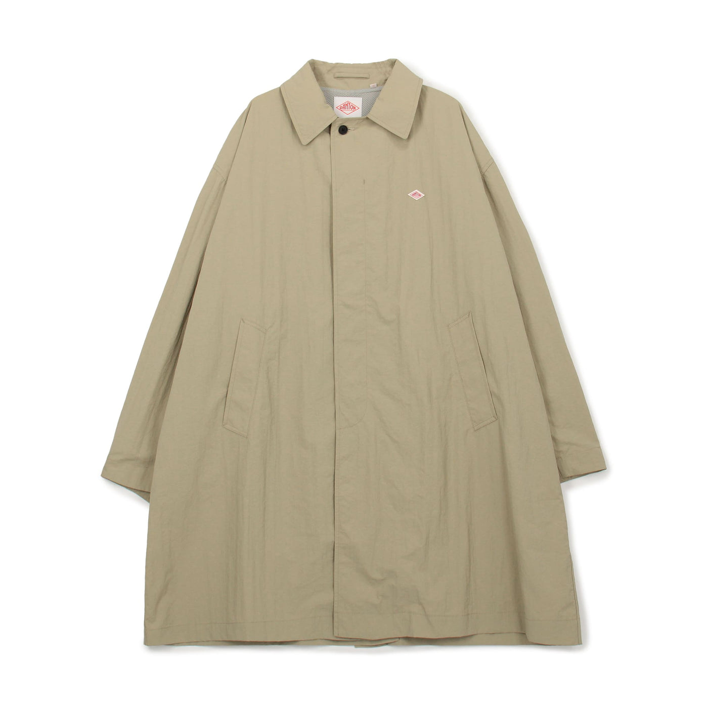 MEN'S NYLON TUSSER BALMACAAN COAT