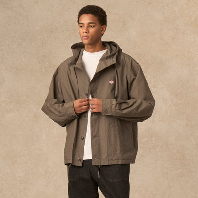 MEN'S DOWNPROOF HOODED JACKET