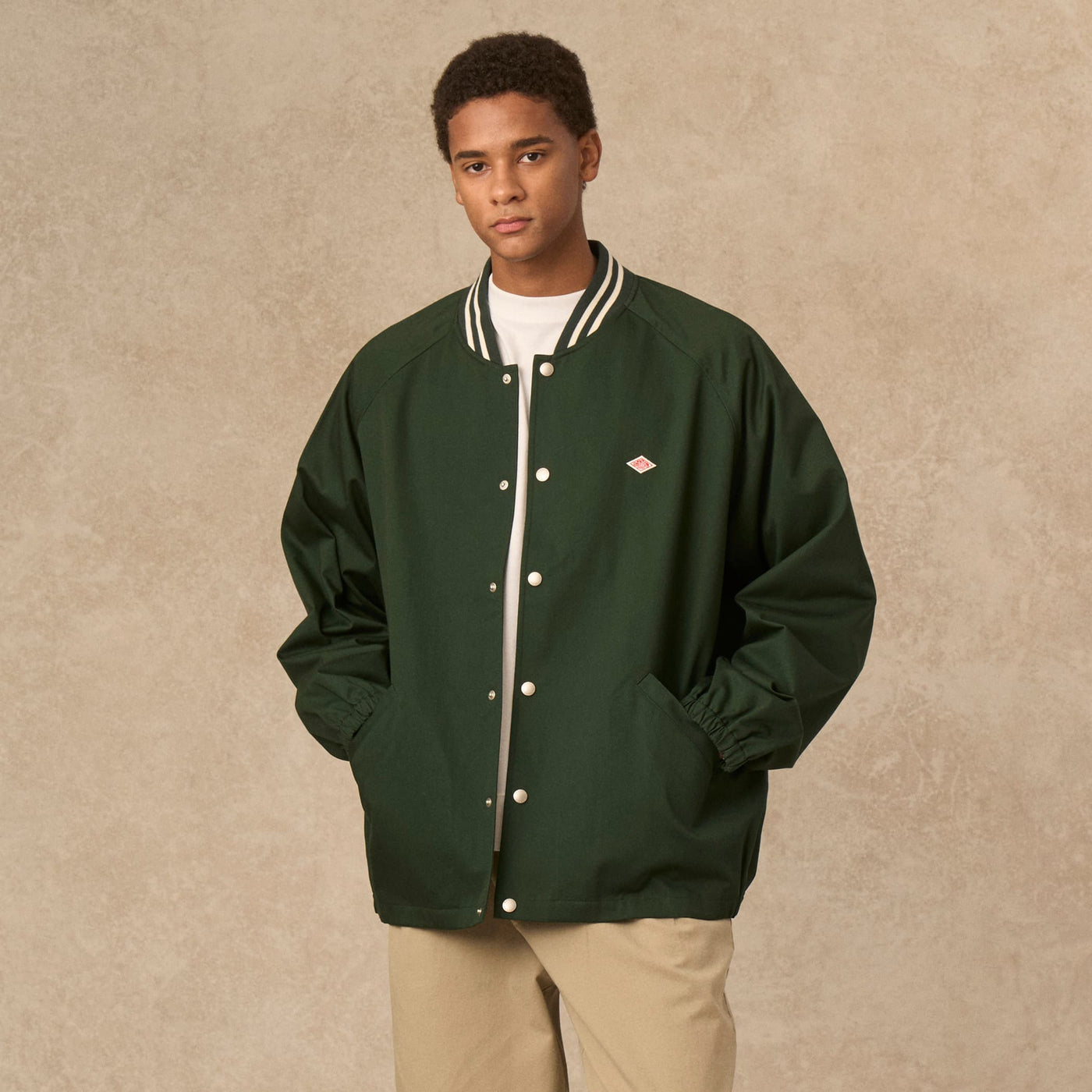 MEN'S COTTON TWILL STADIUM JACKET