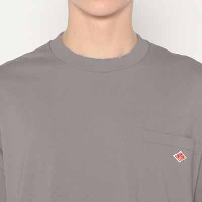 MEN'S  BIG SILHOUETTE POCKET T-SHIRT PLAIN