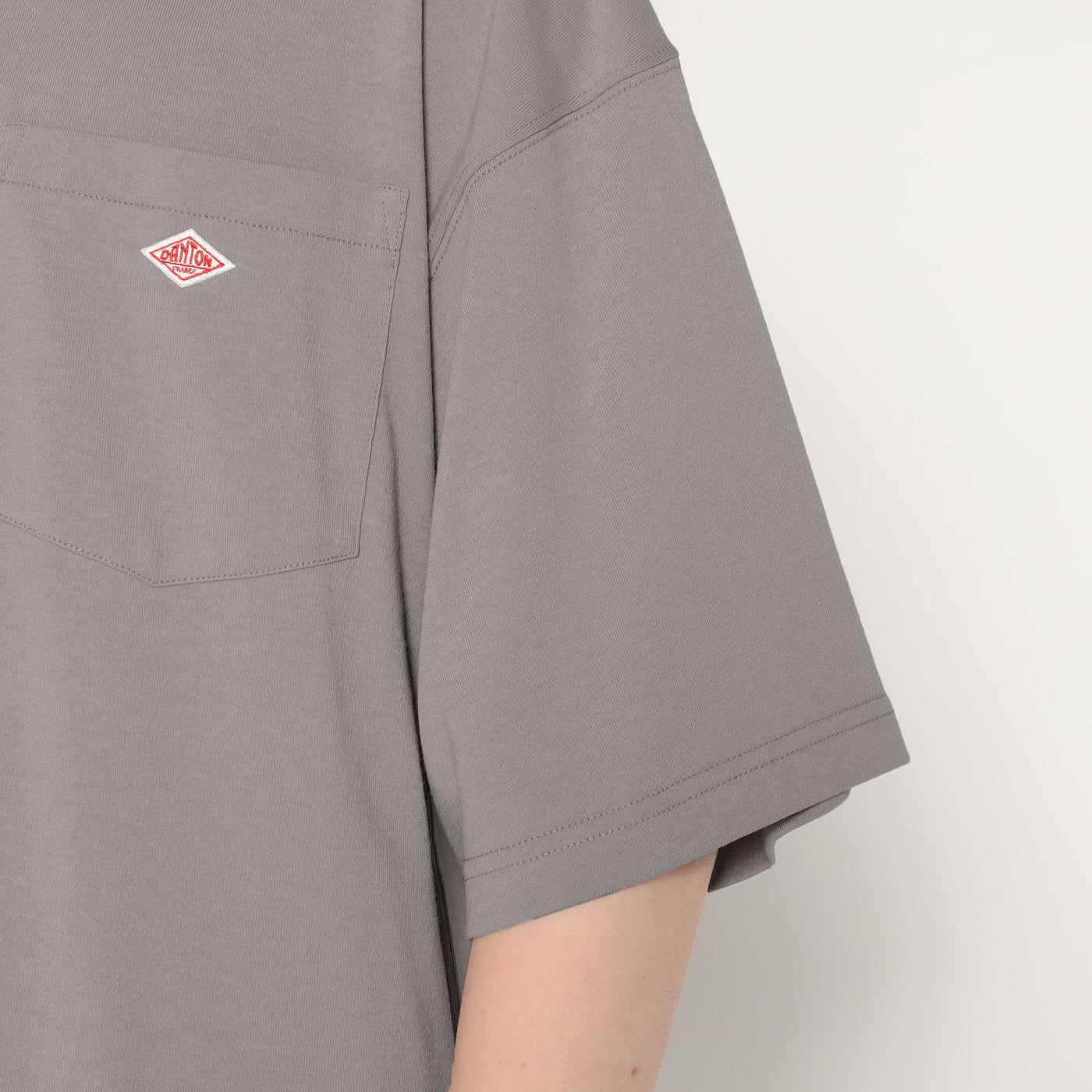 MEN'S  BIG SILHOUETTE POCKET T-SHIRT PLAIN