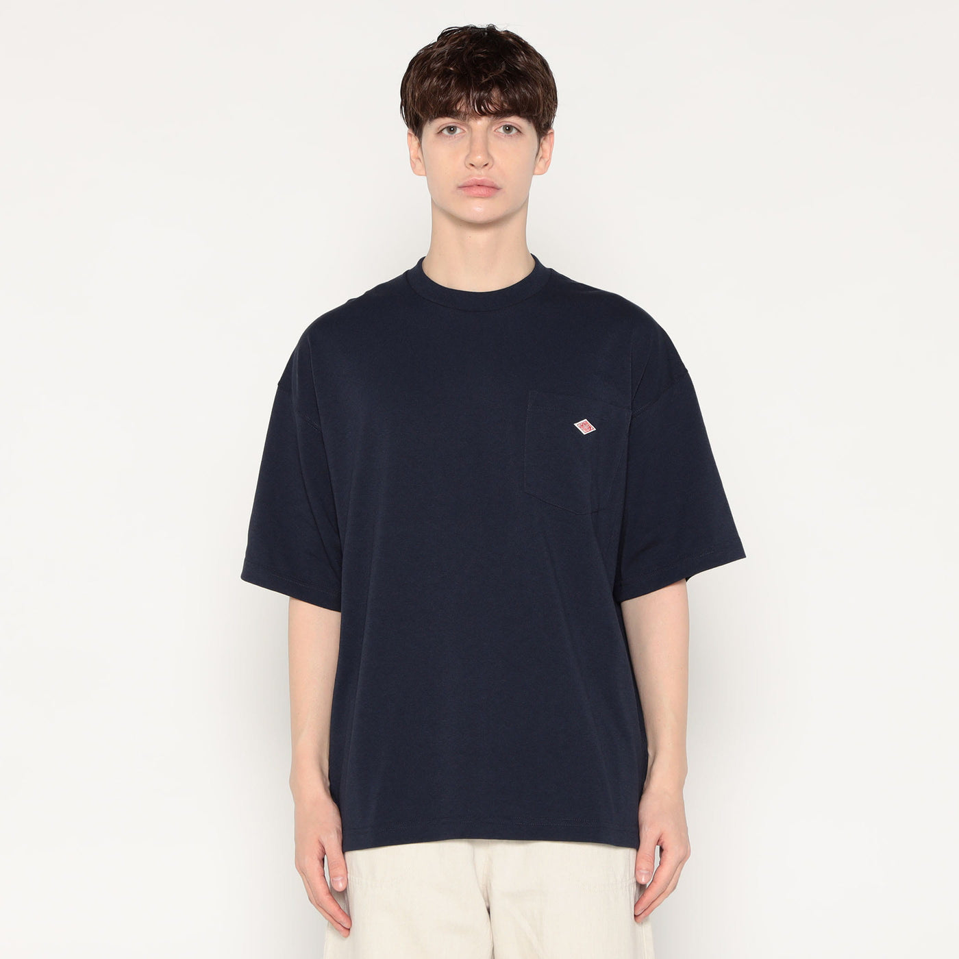 MEN'S  BIG SILHOUETTE POCKET T-SHIRT PLAIN