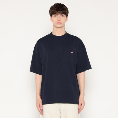 MEN'S  BIG SILHOUETTE POCKET T-SHIRT PLAIN