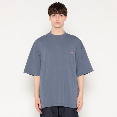 MEN'S  BIG SILHOUETTE POCKET T-SHIRT PLAIN