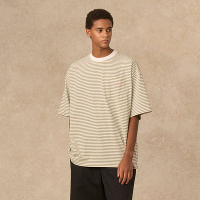 MEN'S  BIG SILHOUETTE POCKET T-SHIRT STRIPE