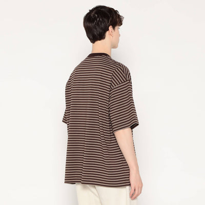 MEN'S  BIG SILHOUETTE POCKET T-SHIRT STRIPE