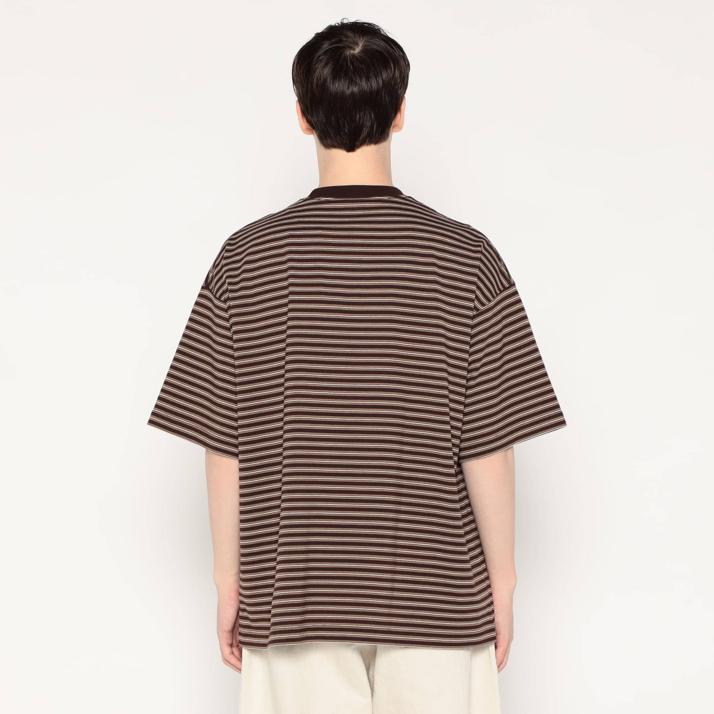 MEN'S  BIG SILHOUETTE POCKET T-SHIRT STRIPE
