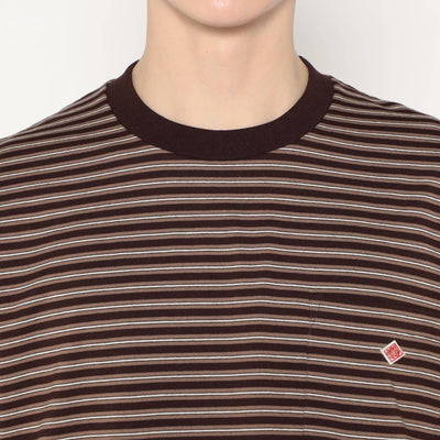 MEN'S  BIG SILHOUETTE POCKET T-SHIRT STRIPE