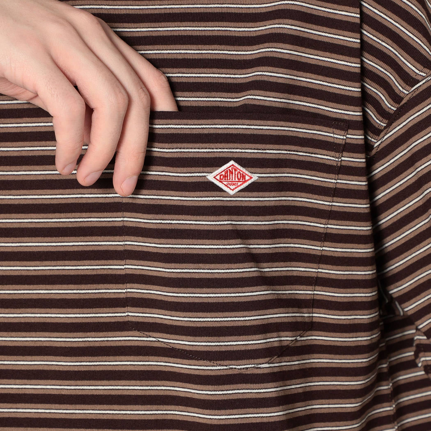 MEN'S  BIG SILHOUETTE POCKET T-SHIRT STRIPE