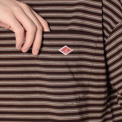 MEN'S  BIG SILHOUETTE POCKET T-SHIRT STRIPE
