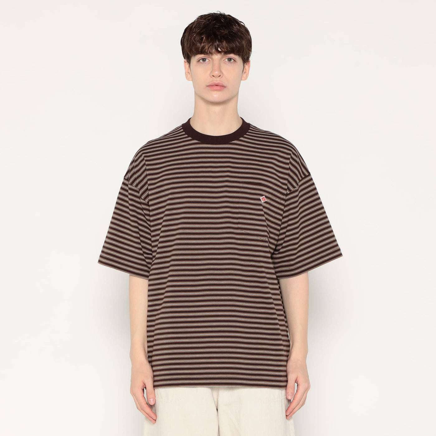 MEN'S  BIG SILHOUETTE POCKET T-SHIRT STRIPE