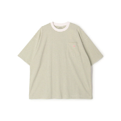 MEN'S  BIG SILHOUETTE POCKET T-SHIRT STRIPE
