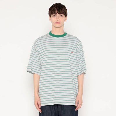 MEN'S  BIG SILHOUETTE POCKET T-SHIRT STRIPE