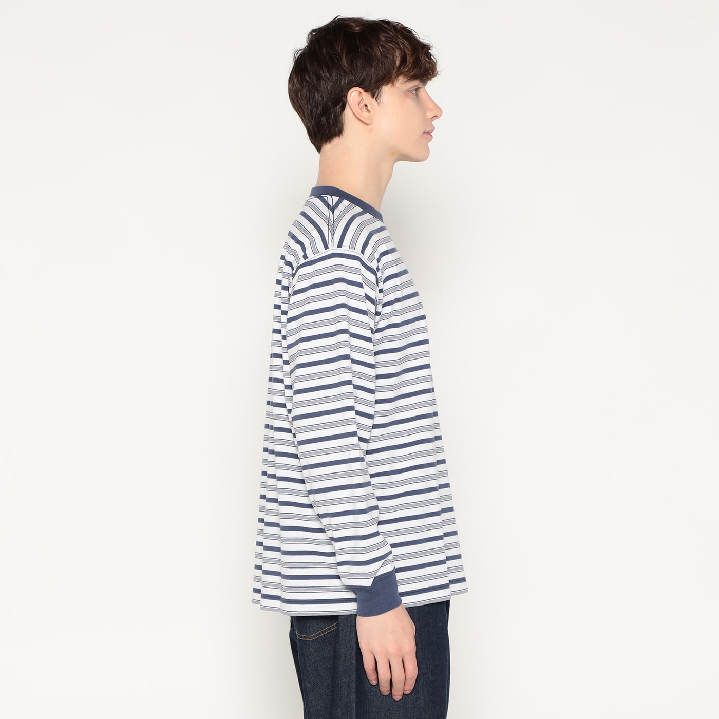 MEN'S LONG SLEEVE T-SHIRT STRIPE