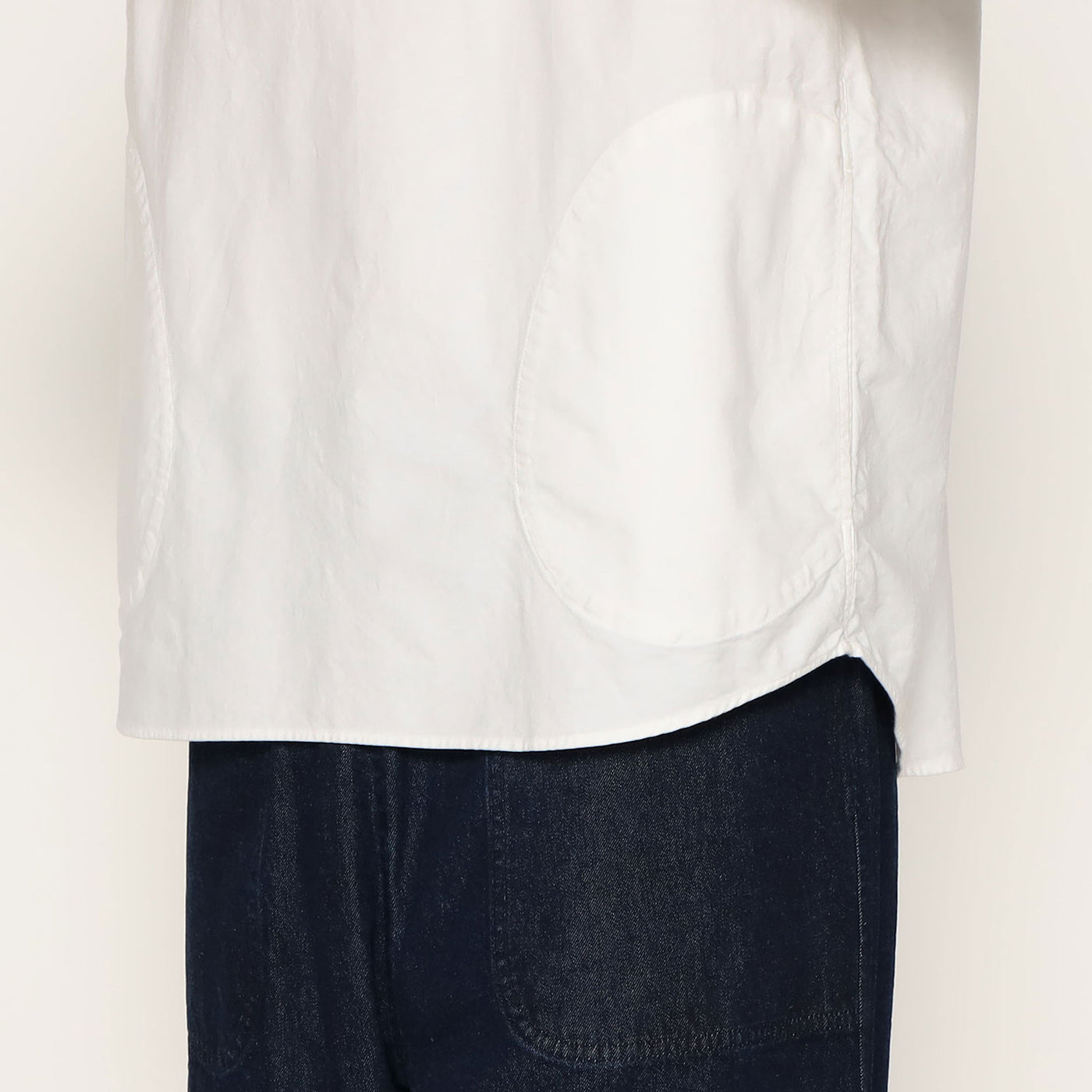 MEN'S OXFORD ROUND COLLAR SHORT SLEEVE PULLOVER SHIRT PLAIN