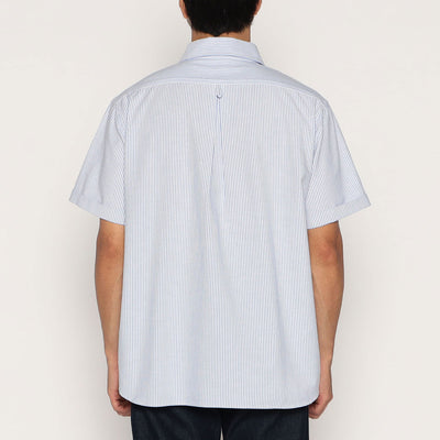 MEN'S OXFORD ROUND COLLAR SHORT SLEEVE PULLOVER SHIRT PATTERN