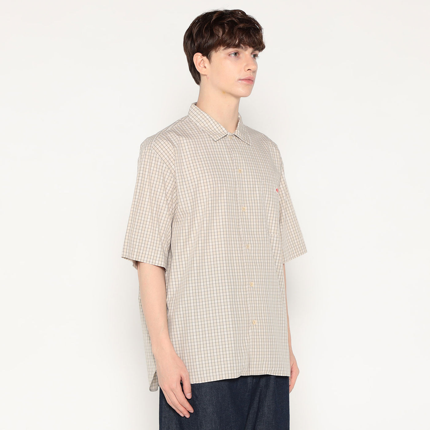 MEN'S COTTON POPLIN WORK SHIRT PLAID