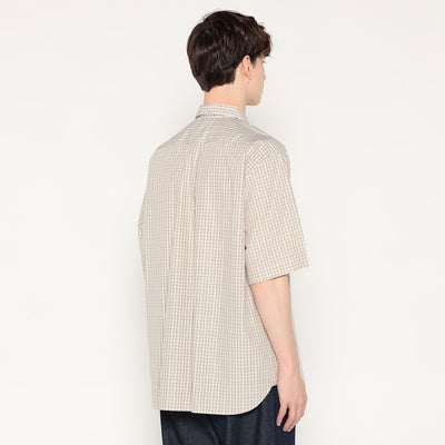 MEN'S COTTON POPLIN WORK SHIRT PLAID
