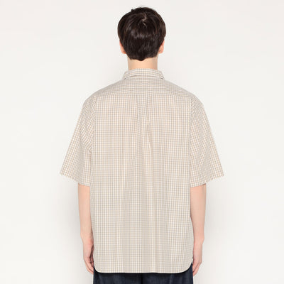 MEN'S COTTON POPLIN WORK SHIRT PLAID