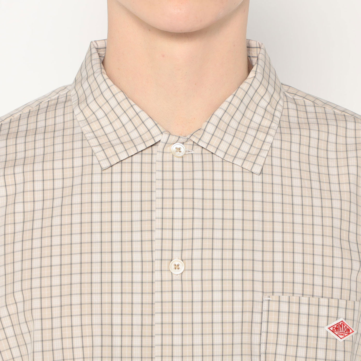 MEN'S COTTON POPLIN WORK SHIRT PLAID